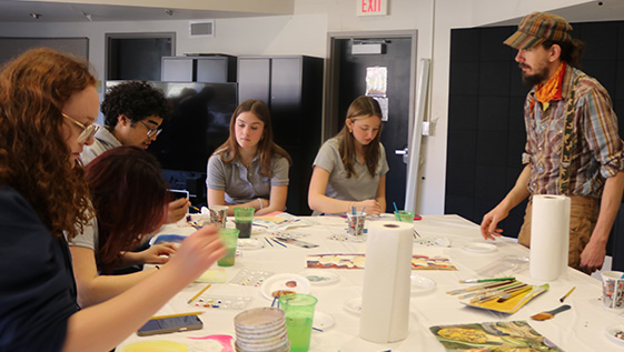 Students Painting