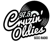 Cruzin' Oldies 97.5 FM - SCCC Radio Logo