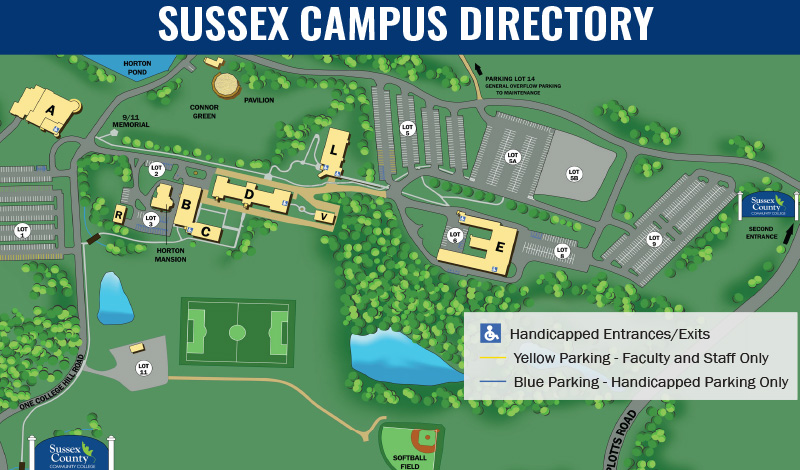 The campus map