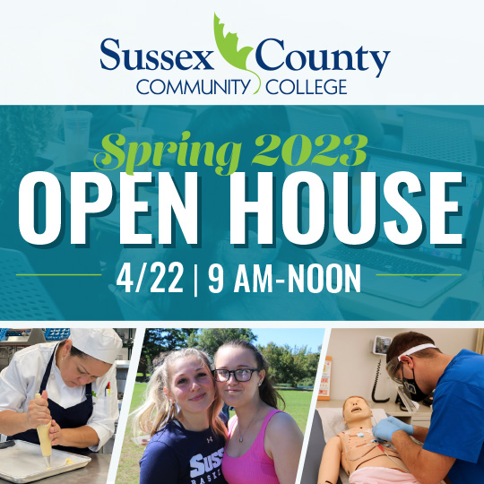 OPEN HOUSE at Sussex with images of students