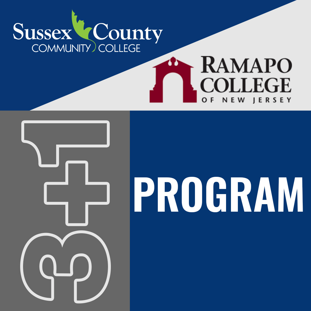 College logos with the words 3+1 Program