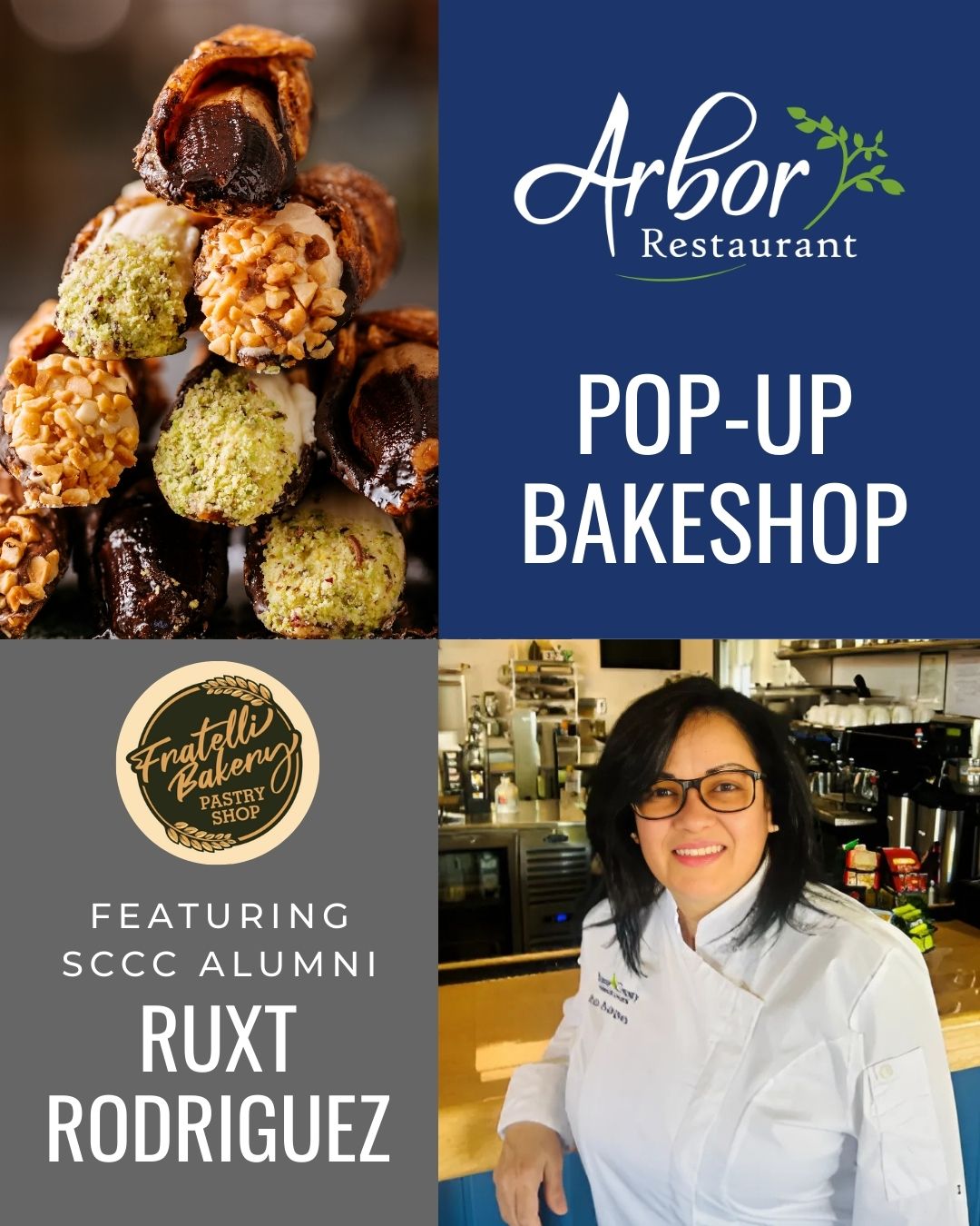 Pop-Up Bakeshops for our recent graduate Ruxt Rodriguez