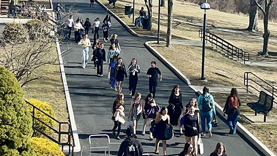 STUDENTS ON CAMPUS