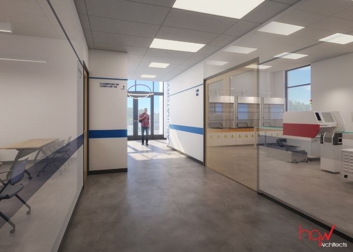Optics Center Rendering by HQW