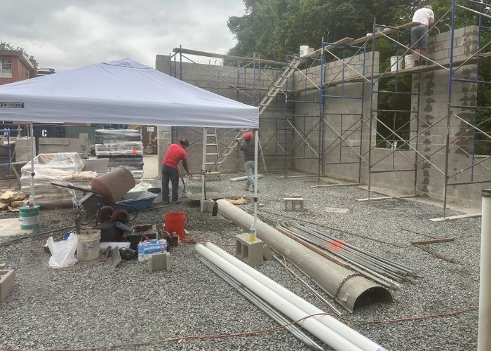 Optics Center Construction