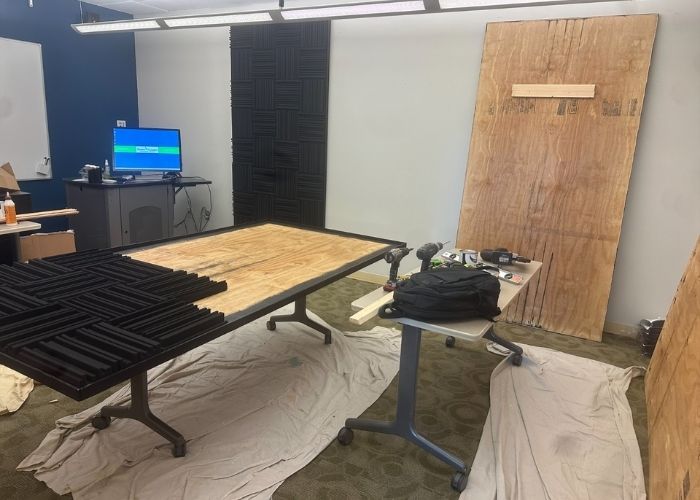 Soundproofing installation