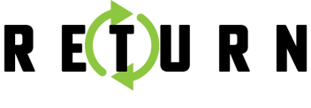 Words RETURN with 2 arrows in a circle.