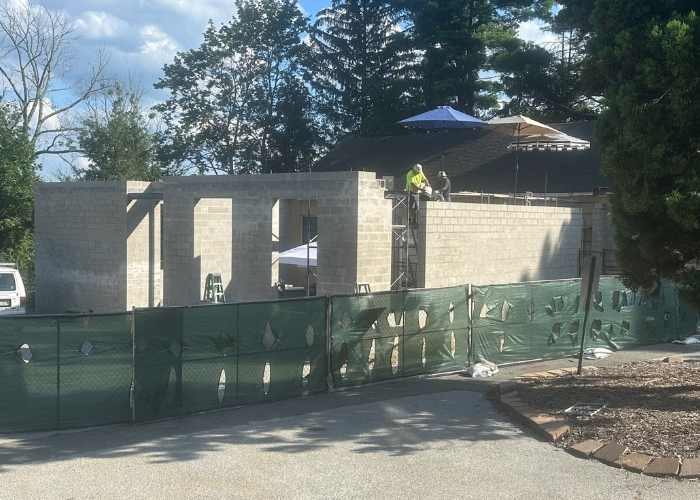 Optics Center Construction